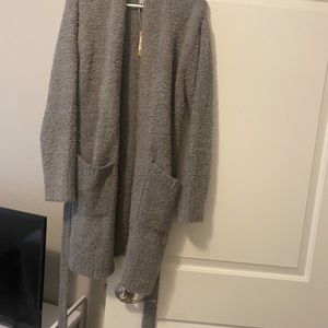 Skims robe grey size large